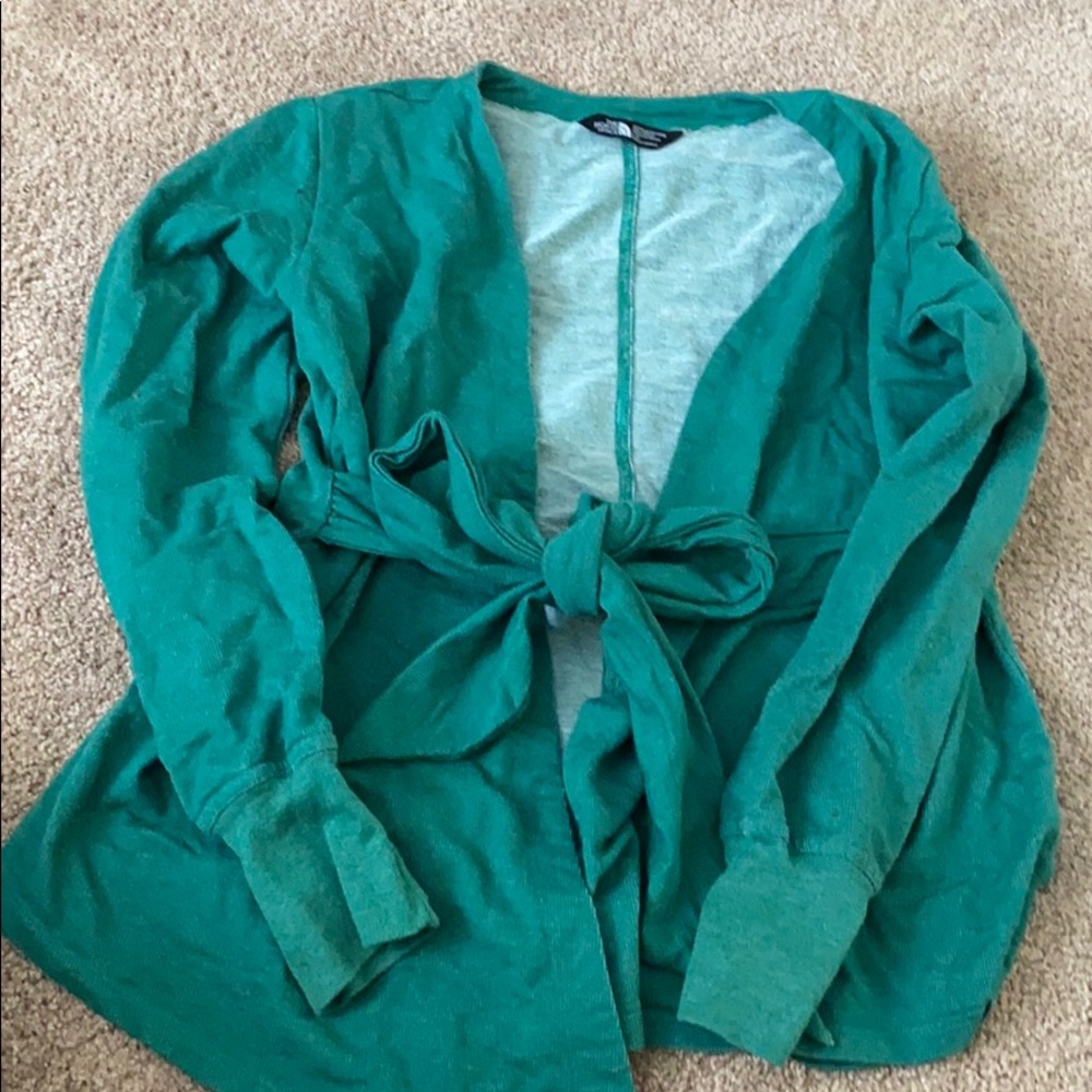 North face cardigan